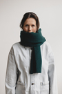 SCARF CASHWOOL BOTTLEGREEN